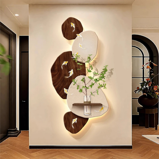 Atelier Bohème |  Luxury Nine Fish Hydroponic Wall Art