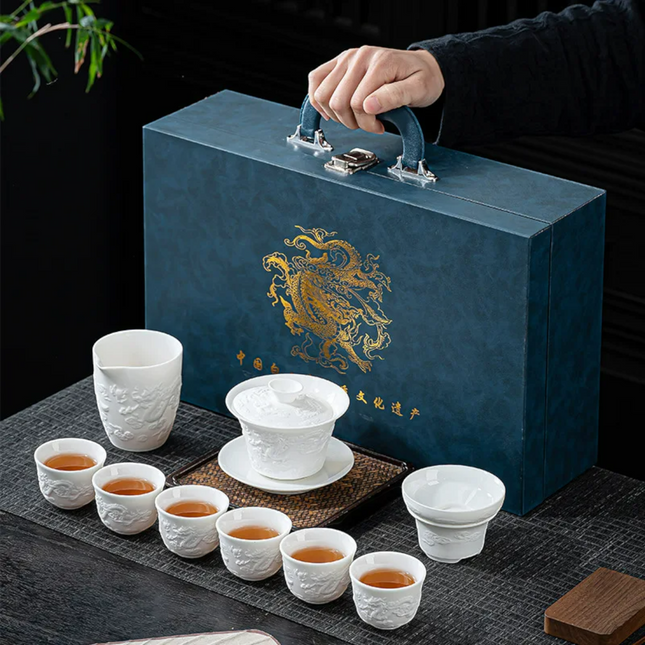 Atelier Bohème | Handcrafted Dehua White Porcelain Tea Set