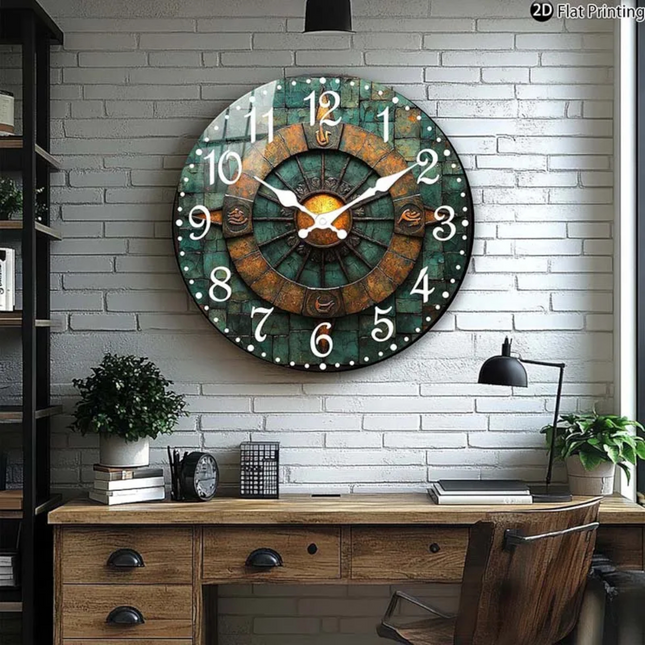 Atelier Bohème | Wooden Silent Wall Clock
