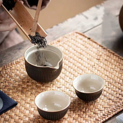 Atelier Bohème | Fujian Grace Porcelain Tea Set for Two