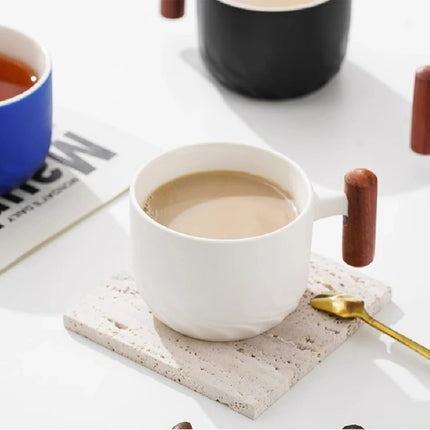 Atelier Bohème | LunaPure Ceramic Tea Cup & Saucer