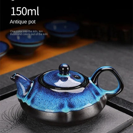 Atelier Bohème | 4-Person Enamel Tea Set with Infuser