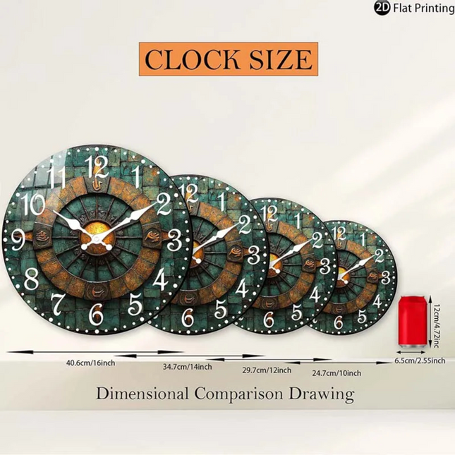 Atelier Bohème | Wooden Silent Wall Clock