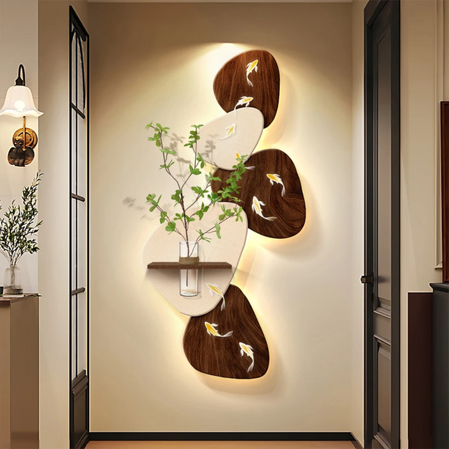 Atelier Bohème |  Luxury Nine Fish Hydroponic Wall Art