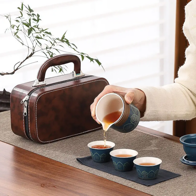 Atelier Bohème | Handcrafted Japanese Ceramic Travel Tea Set