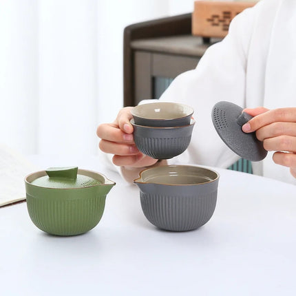 Atelier Bohème | Fujian Grace Porcelain Tea Set for Two