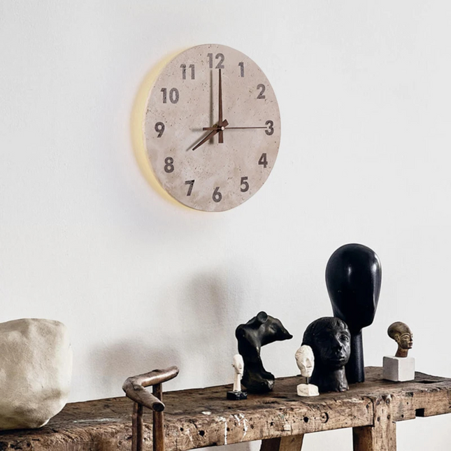 Atelier Bohème | Modern Natural Stone Wall Clock