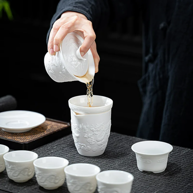Atelier Bohème | Handcrafted Dehua White Porcelain Tea Set
