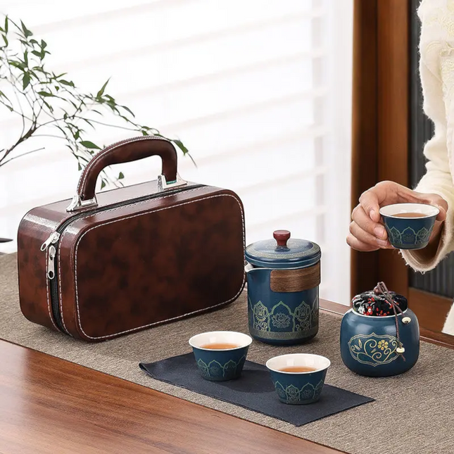 Atelier Bohème | Handcrafted Japanese Ceramic Travel Tea Set