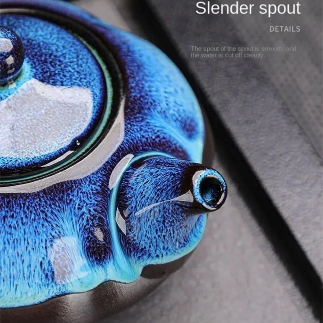 Atelier Bohème | 4-Person Enamel Tea Set with Infuser