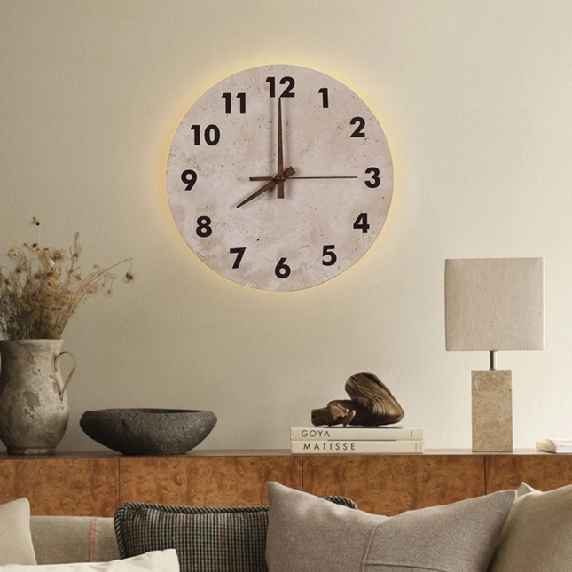 Atelier Bohème | Modern Natural Stone Wall Clock