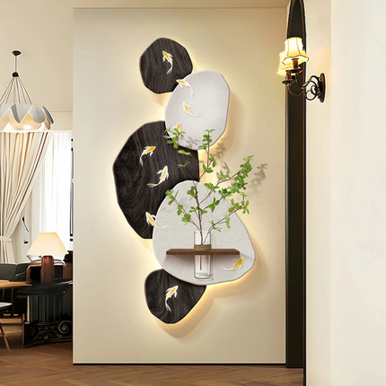 Atelier Bohème |  Luxury Nine Fish Hydroponic Wall Art