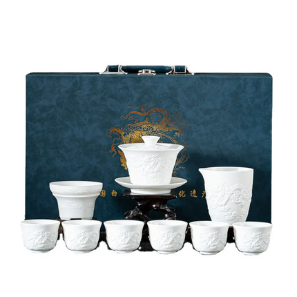 Atelier Bohème | Handcrafted Dehua White Porcelain Tea Set