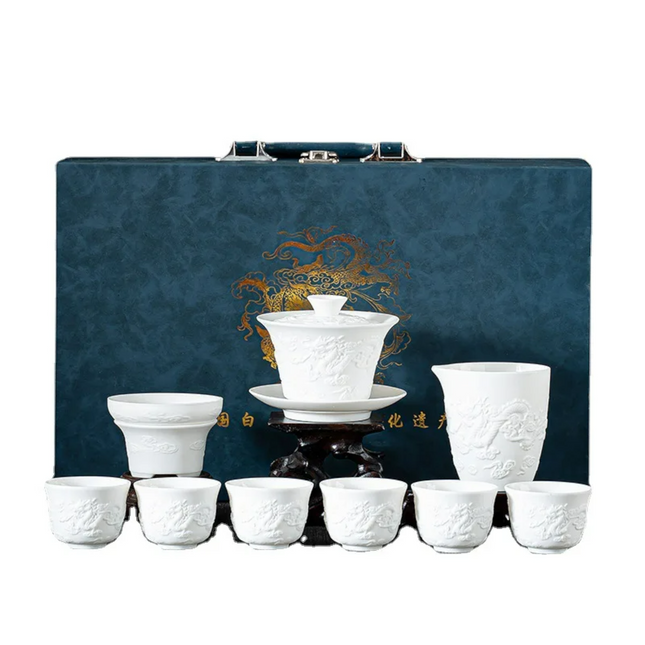 Atelier Bohème | Handcrafted Dehua White Porcelain Tea Set