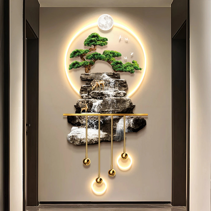 Atelier Bohème | Art Deco Crystal Landscape LED Wall Panel