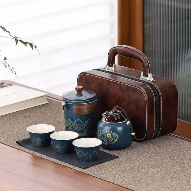 Atelier Bohème | Handcrafted Japanese Ceramic Travel Tea Set