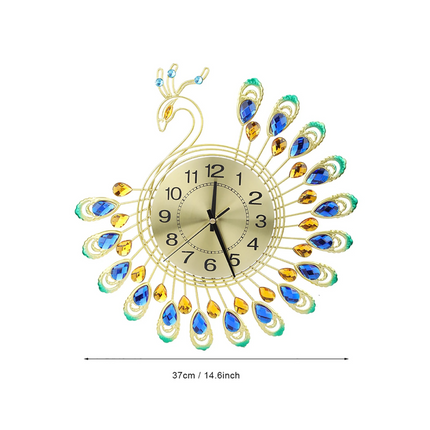 Atelier Bohème | Peacock Modern Wall Clock