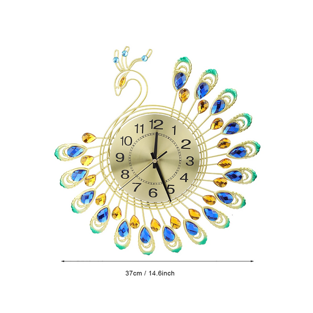 Atelier Bohème | Peacock Modern Wall Clock