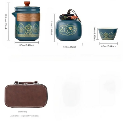 Atelier Bohème | Handcrafted Japanese Ceramic Travel Tea Set