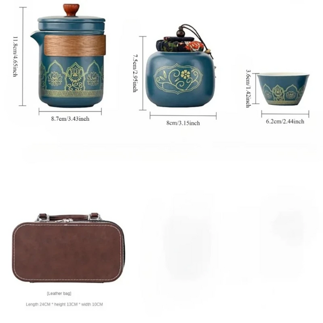Atelier Bohème | Handcrafted Japanese Ceramic Travel Tea Set