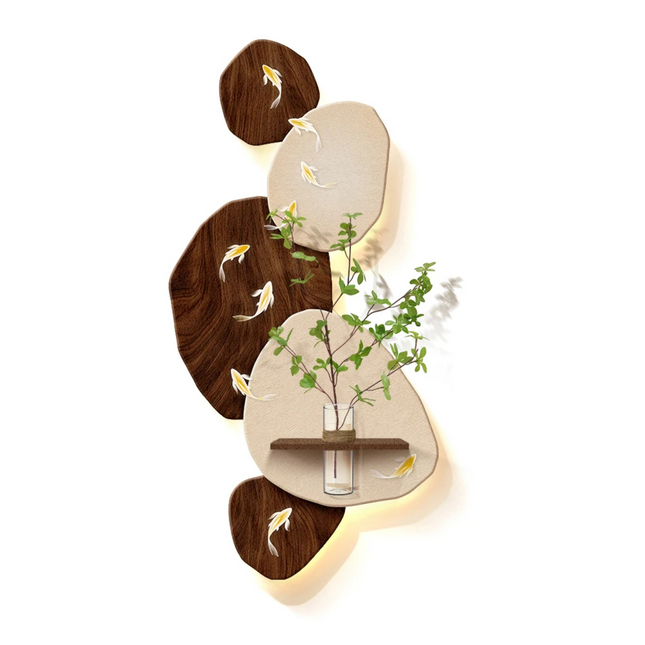 Atelier Bohème |  Luxury Nine Fish Hydroponic Wall Art