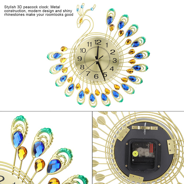 Atelier Bohème | Peacock Modern Wall Clock