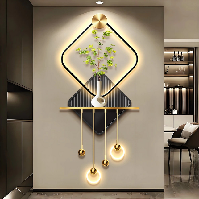 Atelier Bohème | Art Deco Crystal Landscape LED Wall Panel