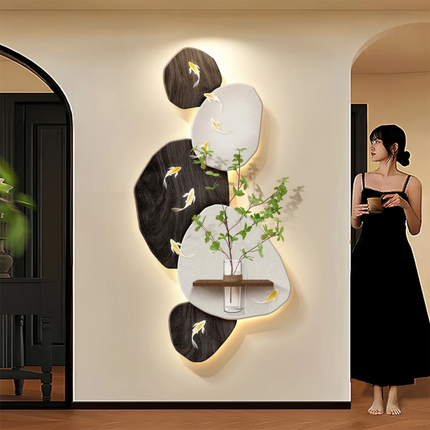 Atelier Bohème |  Luxury Nine Fish Hydroponic Wall Art