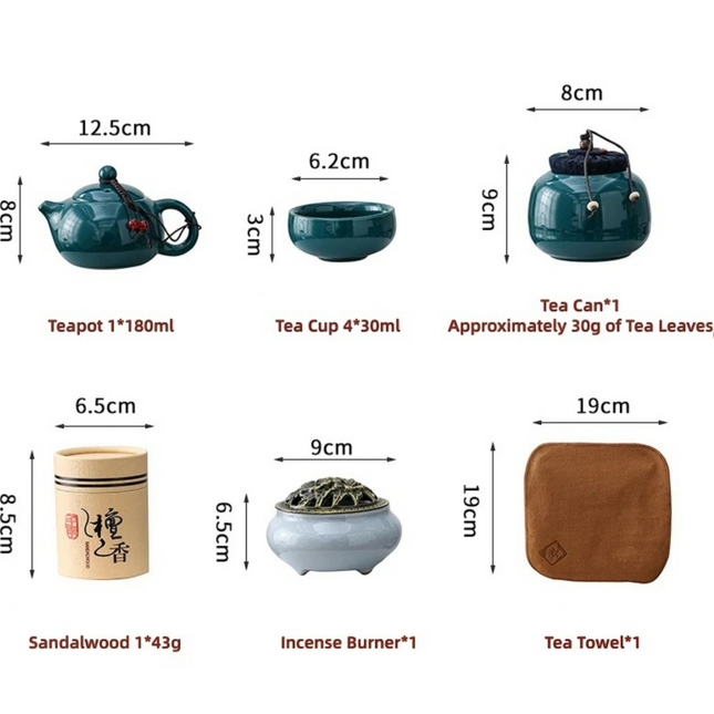 Atelier Bohème | Handcrafted Ceramic Ceremony Tea Set